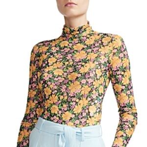 Maje mesh long sleeve top - size 1